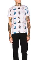 J.w. Anderson Bonzo & Cat Tee In Animal Print,pink