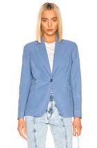 Acne Studios Janice Suit Jacket In Blue