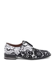Givenchy Double Chain Lace Derbies In Black