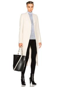 Rick Owens Tusk Coat In White