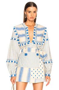 Dodo Bar Or Emanuelle Top In Blue,neutral,stripes