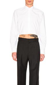Givenchy Cropped Shirt In White
