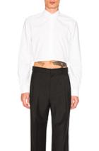 Givenchy Cropped Shirt In White