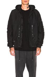 John Elliott Parachute Jacket In Black