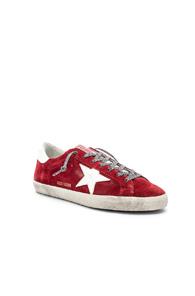 Golden Goose Superstar In Red