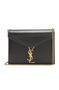 Saint Laurent Monogramme Cassan Crossbody Bag In Black