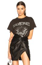 Madeworn Ramones Glitter Tee In Black