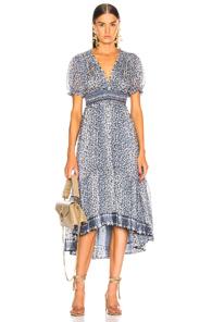 Ulla Johnson Evania Dress In Blue,floral