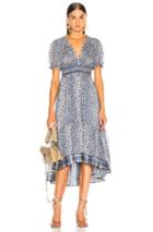Ulla Johnson Evania Dress In Blue,floral