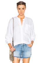 James Perse Dolman Tunic Top In White