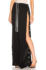 Drkshdw By Rick Owens Easy Pushers Pant In Black