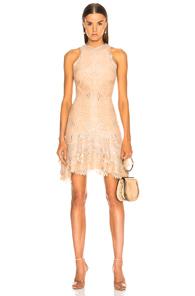 Jonathan Simkhai Metallic Mini Dress In Neutrals