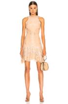 Jonathan Simkhai Metallic Mini Dress In Neutrals