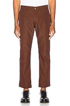 Enfants Riches Deprimes Nylon Five Pocket Trouser In Brown
