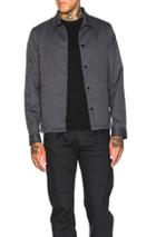 Ganryu Wool Tweed Jacket In Blue