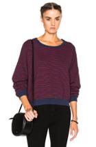 Nsf Farah Sweater In Blue,red,stripes