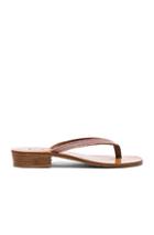 K Jacques Suede Prato Sandals In Pink
