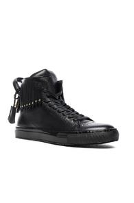 Buscemi 125mm Fringe Stud Sneakers In Black