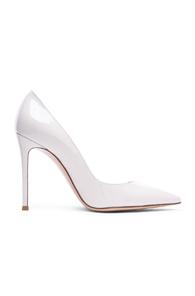 Gianvito Rossi Patent Leather Heels In White