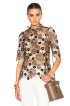 Kate Sylvester Eva Top In Gray,floral