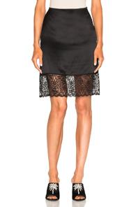 Marques ' Almeida Knee Length Slip Skirt In Black