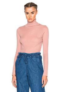 Ulla Johnson Mars Turtleneck Sweater In Pink