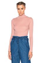 Ulla Johnson Mars Turtleneck Sweater In Pink