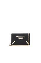 Balenciaga Metal Plate Chain Bag In Black