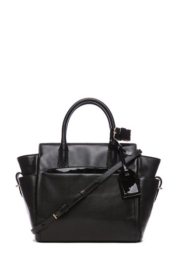 Reed Krakoff Mini Atlantique Leather Bag In Black