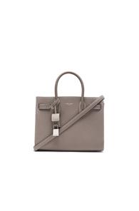 Saint Laurent Baby Sac De Jour In Gray