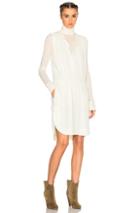 Isabel Marant Etoile Nicky Heavy Crepe Dress In White
