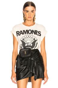 Madeworn Ramones Glitter Tee In White