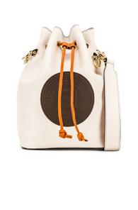 Fendi Mon Tresor Colorblock Crossbody Bag In White