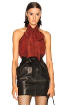 Philosophy Di Lorenzo Serafini Bow Neck Top In Red