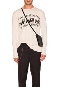 Enfants Riches Deprimes Long Sleeve Print Tee In Neutral
