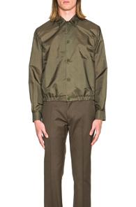 Calvin Klein Collection Langdon Windbreaker In Green