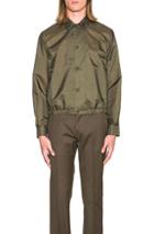 Calvin Klein Collection Langdon Windbreaker In Green
