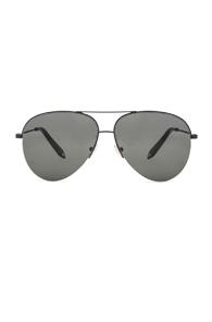 Victoria Beckham Classic Victoria In Black,metallics