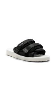 John Elliott X Suicoke Sandals In Black