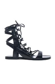 Sigerson Morrison Bunny Sandal In Black