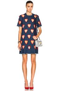 Ashish Tee Dress In Blue