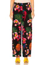 Valentino Tropical Dream Pants In Floral