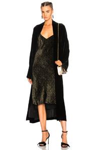 Nili Lotan Muna Velvet Kimono In Black