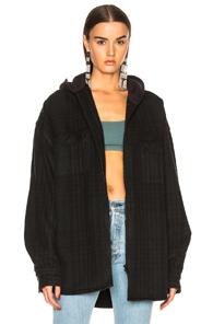 Yeezy Calabasas Jacket In Green,checkered & Plaid