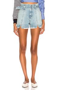 Jonathan Simkhai Belted Short In Blue
