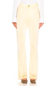 Acne Studios Prissa Trouser Pant In Yellow