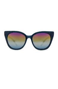 Barton Perreira Fwrd Exclusive Shirelle Sunglasses In Blue