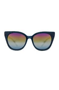 Barton Perreira Fwrd Exclusive Shirelle Sunglasses In Blue