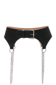 Sandy Liang Corbin Belt In Black