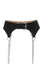 Sandy Liang Corbin Belt In Black